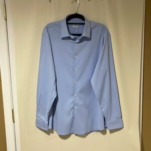 J. M. Haggar Men's Classic Fit Button Up Shirt 17/17.5